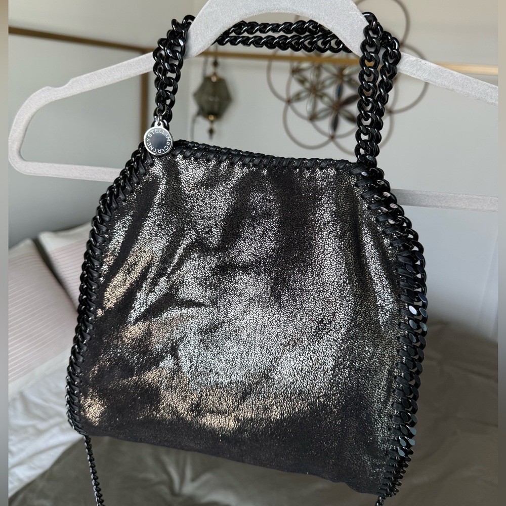 Stella McCartney Falabella Mini Tote w/ Black Chain Women's Bag ✨ 100% Authentic - Picture 4 of 10
